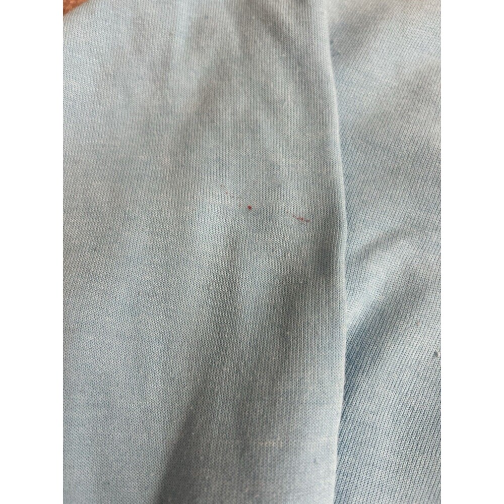 Aviator Nation Sky Blue Crewneck Sweatshirt With Embroidered Rainbow Small - Picture 7 of 8